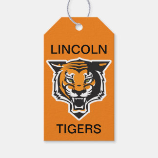 LINCOLN TIGERS Gift Tags Geschenkanhänger