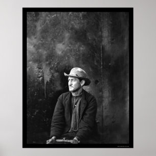 Lincoln-Verschwörer Edward Spangler 1865 Poster