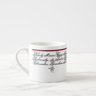 Lincoln-Zitat - Power 90er Style Espressotasse