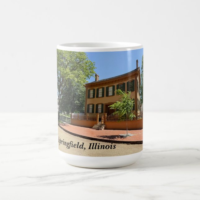 Lincoln Zuhause Historic Site Kaffeetasse (Mittel)