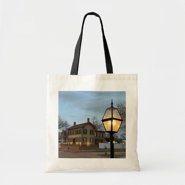 Lincoln Zuhause Tote Bag Tragetasche (Vorne)