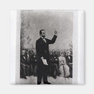 Lincolns Adresse in Gettysburg, 1895 Magnet