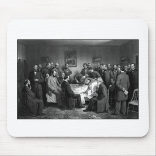 Lincolns Sterbebett Mousepad