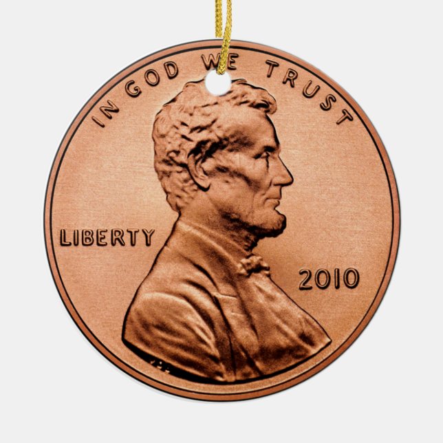 LINCOLPENNY KERAMIK ORNAMENT (Vorne)