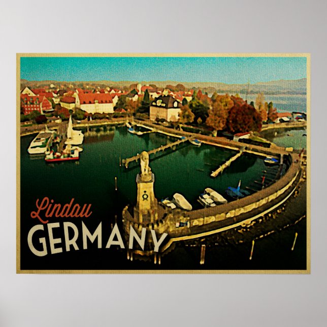 Lindau Germany Panorama Poster (Vorne)