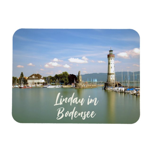 Lindau im Bodensee Allemagne Souvenir Magnet (Horizontal)