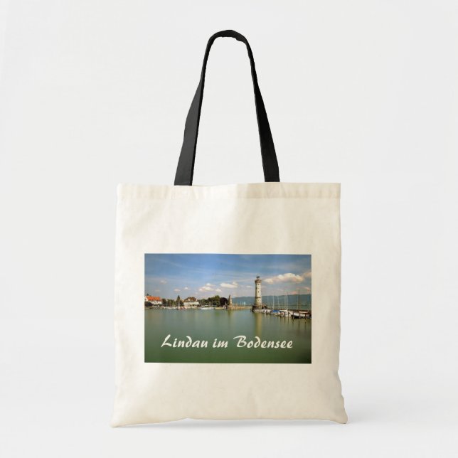 Lindau im Bodensee, Deutschland-Andenken Tragetasche (Vorne)