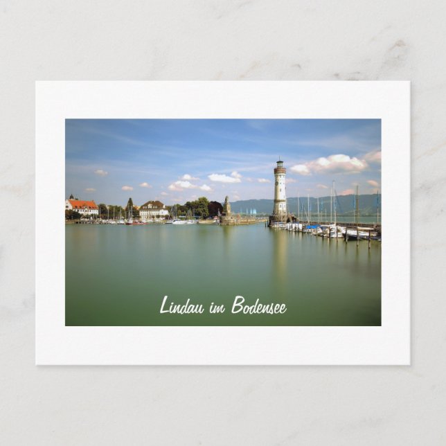 Lindau im Bodensee in Deutschland - Postkarte (Vorderseite)
