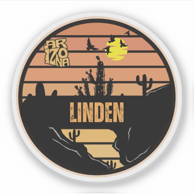 Linden, Arizona Aufkleber (Vorderseite)
