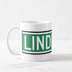 Linden Boulevard Sign Kaffeetasse