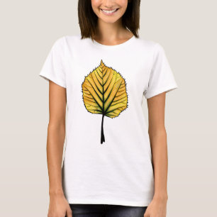 Linden Fall Leaf Art T-Shirt