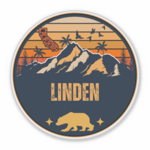 Linden, Kalifornien Aufkleber
