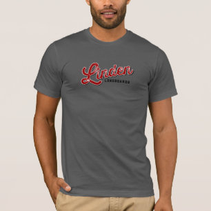 Linden Longboards graue T T-Shirt