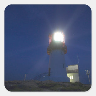 Lindesnes Fyr, Norwegens südlichster Punkt 3 Quadratischer Aufkleber