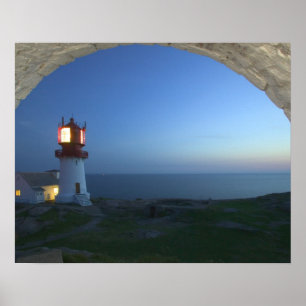 Lindesnes fyr, Norwegens südlichster Punkt Poster