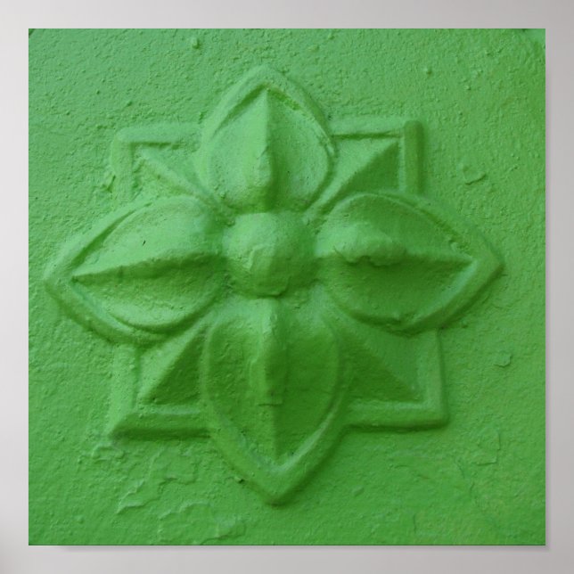 Lindgrün Poster (Vorne)