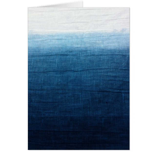 L'indigo Ombre se fanent Shibori teint par (Devant)