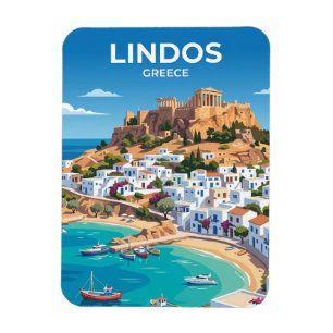 Lindos Griechenland Magnet