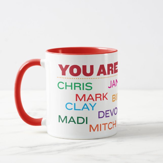 Lindquist Family Coffee Tasse (Links)