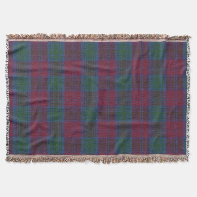 Lindsay A Original Scottish Tartan Decke (Vorderseite)