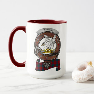 Lindsay Clan Badge Combo 15oz Mug