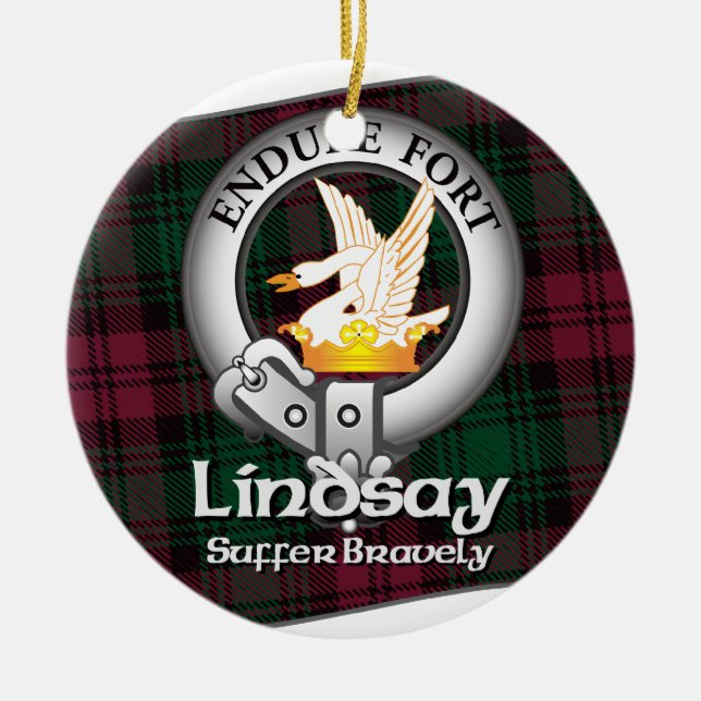 Lindsay-Clan Keramikornament (Vorne)