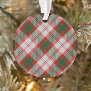 Lindsay Dress Clan Tartan Kariertes Muster Ornament