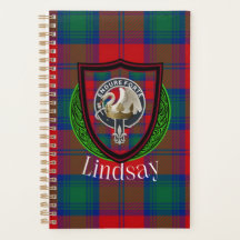 Lindsay-Schottischer-Clan-Tartan & -Wappen