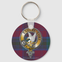 Lindsay Tartan & Abzeichen Schlüsselanhänger