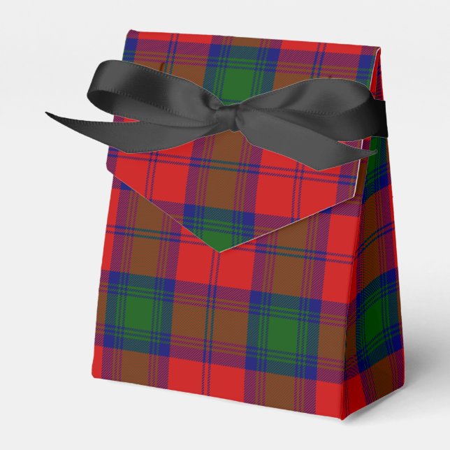 Lindsay tartan red green kariert geschenkschachtel (Vorderseite)