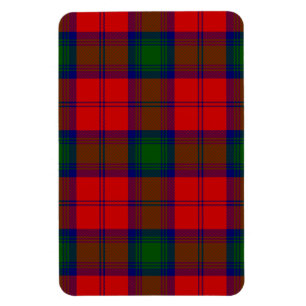Lindsay tartan red green kariert magnet