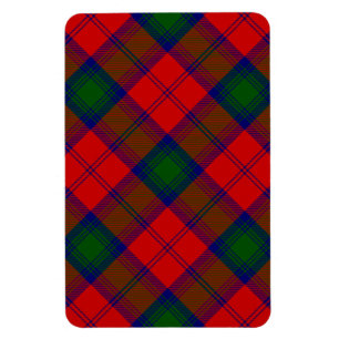 Lindsay tartan red green kariert magnet