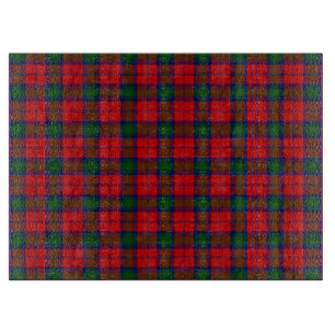 Lindsay tartan red green kariert schneidebrett