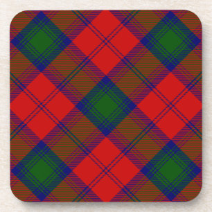 Lindsay tartan red green kariert untersetzer