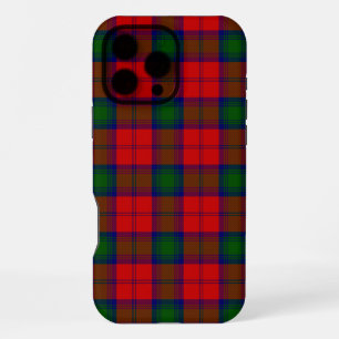 Lindsay-Tartan Rot Grün Karo iPhone 16 Pro Max Hülle