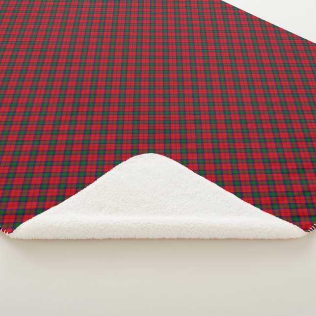 Lindsay tartan rouge vert plaid (3/4)