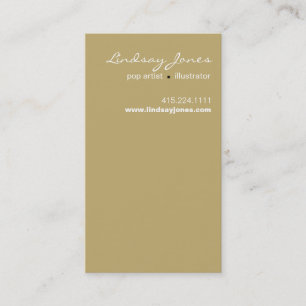 Lindsay-Visitenkarteschablone Visitenkarte