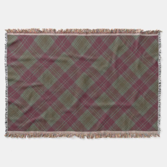 Lindsay W Original Scottish Tartan Decke (Vorderseite)