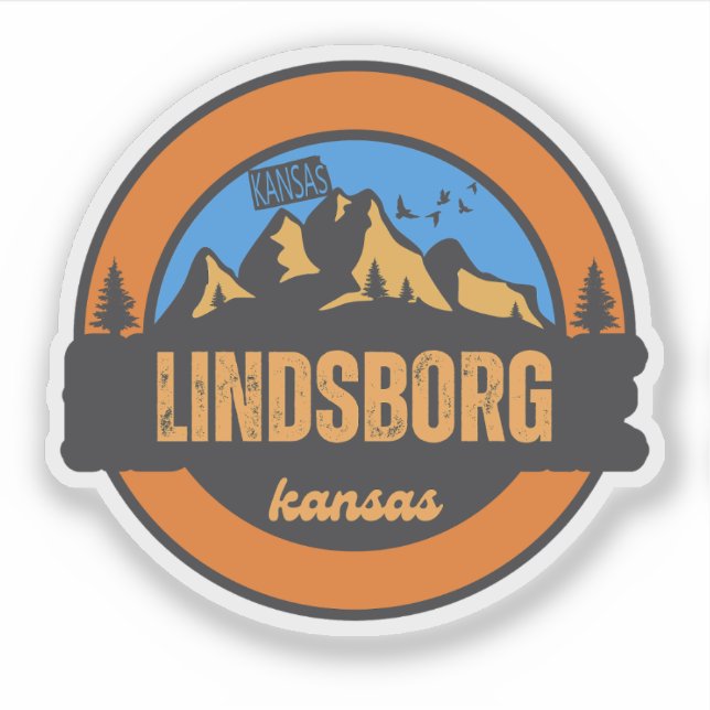 Lindsborg, Kansas Aufkleber (Vorderseite)