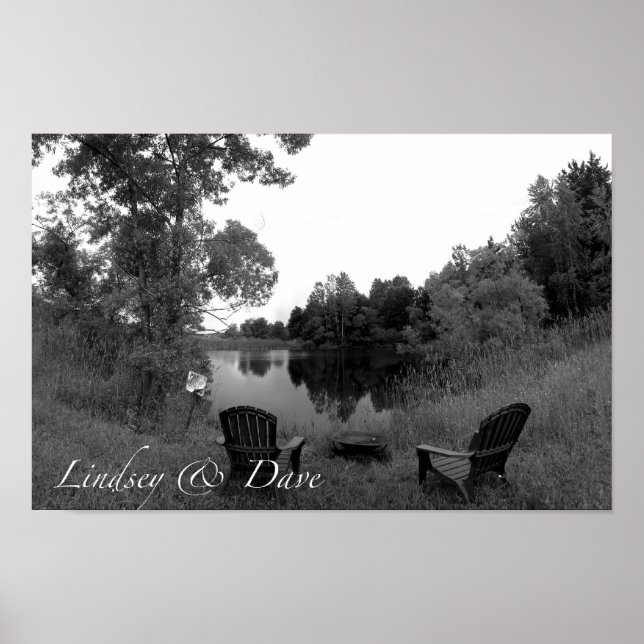 Lindsey & Dave Verlobung Foto Poster (Vorne)