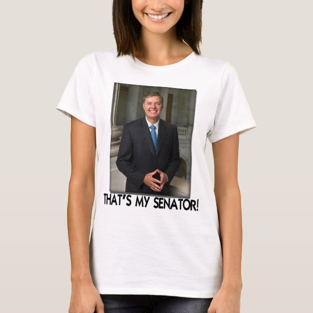 Lindsey Graham, der ist mein Senator! T-Shirt (Vorderseite)