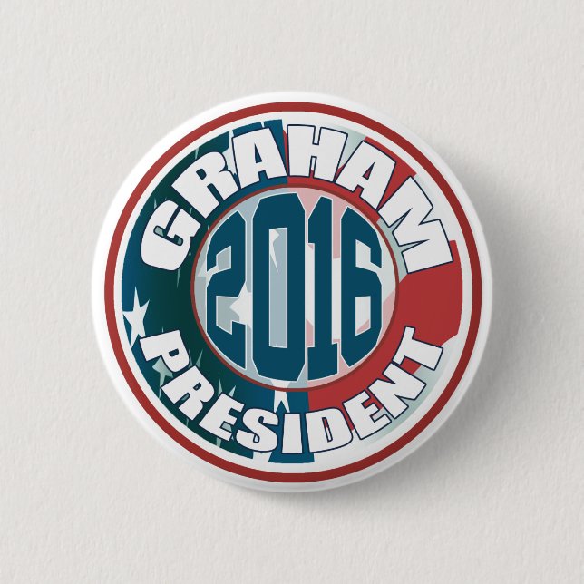 Lindsey Graham für Präsidenten im Jahre 2016 Button (Vorderseite)