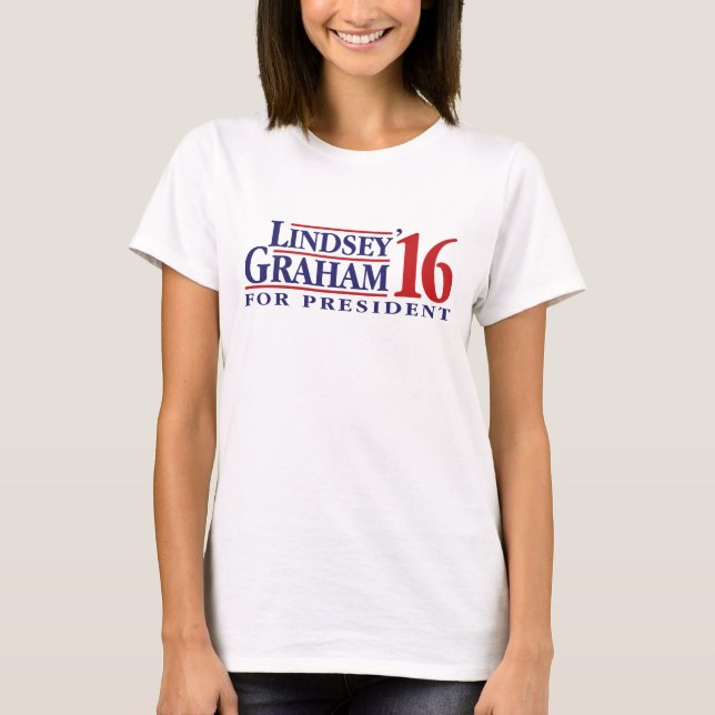 Lindsey Graham für Präsidenten T-Shirt (Vorderseite)