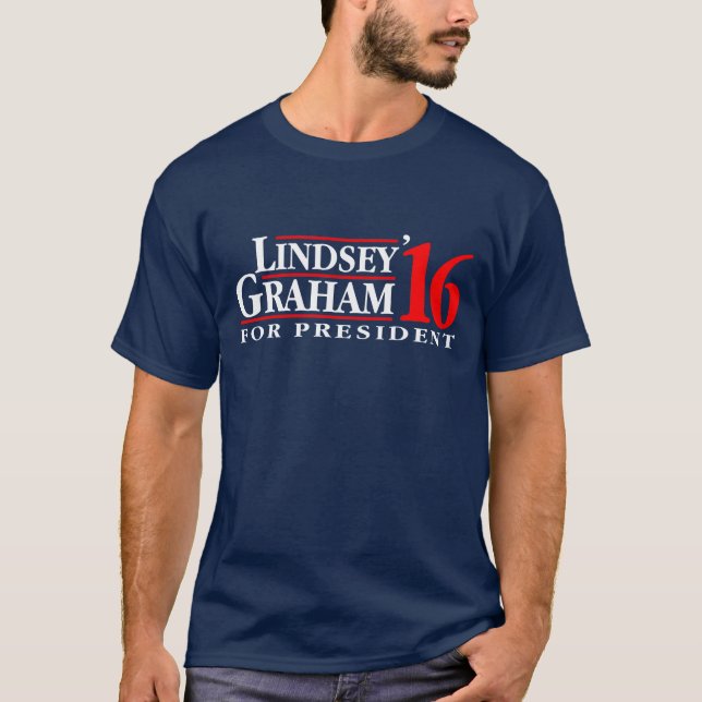 Lindsey Graham für Präsidenten T-Shirt (Vorderseite)