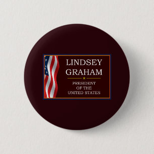 Lindsey Graham für Präsidenten V3 Button