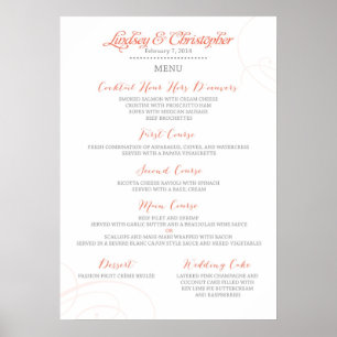 Lindseys Menu Poster