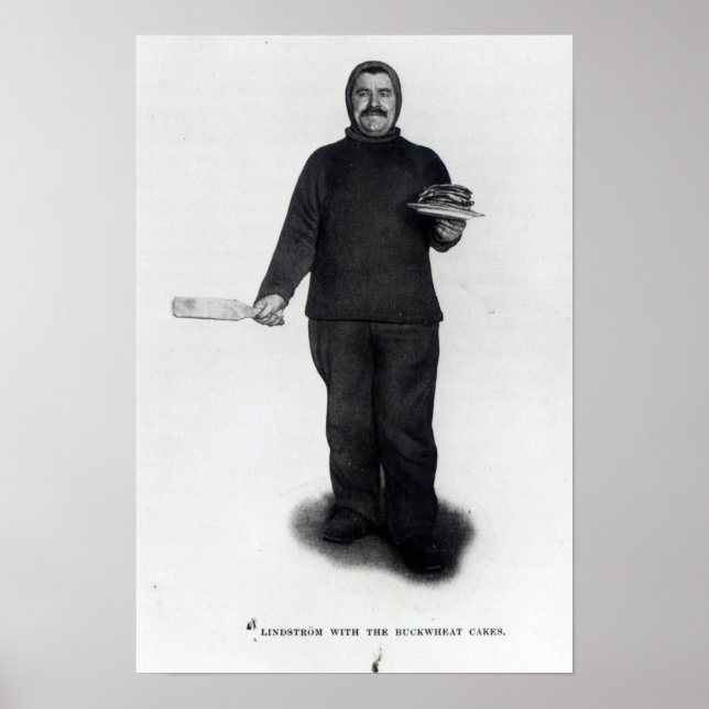 Lindstrom mit Buckweizenkuchen Poster (Vorne)