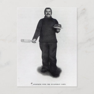 Lindstrom mit Buckweizenkuchen Postkarte