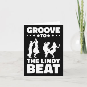 Lindy Hop Dancer Swing Dance Swing Dancing Couple Karte