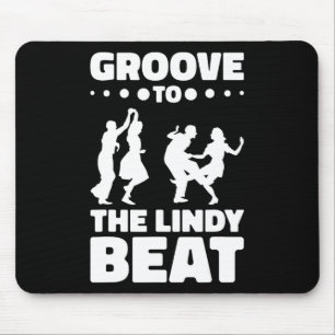 Lindy Hop Dancer Swing Dance Swing Dancing Couple Mousepad